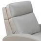 Barcalounger Levi Leather Power Recliner with Power Headrest in Bentley Dove, , large
