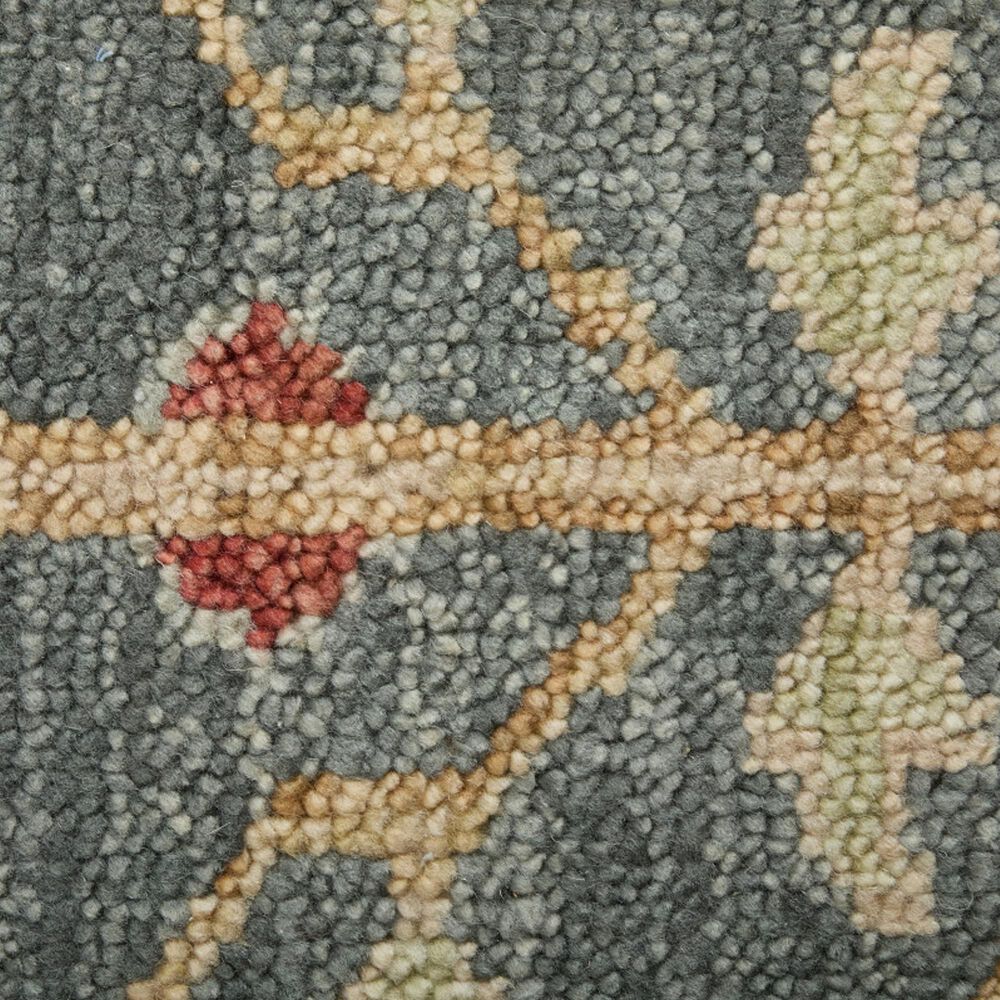 Feizy Carrington Blue and Rust 5&#39;6&quot; x 8&#39;6&quot; Area Rug, , large
