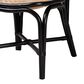 Baxton Studio Ayana Side Chair in Natural Brown and Black, , large