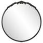 Uttermost 30" Round Wall Mirror in Satin Black, , large