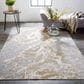 Feizy Aura 3563F 8" x 10" Beige and Gray Area Rug, , large