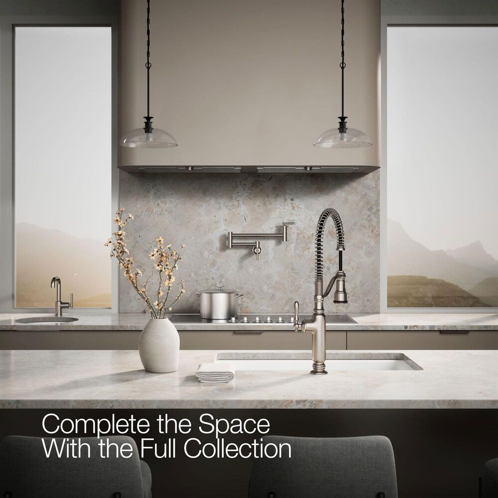Kohler Tournant Semi-Professional Kitchen Sink Faucet in Vibrant Stainless, , large
