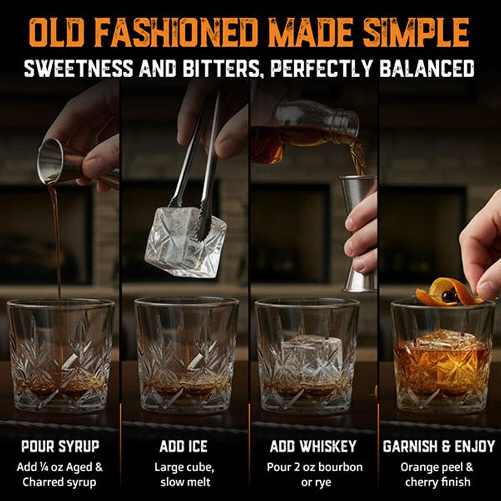 Aged &amp; Charred Signature Old Fashioned Syrup Mix in Multicolor, , large