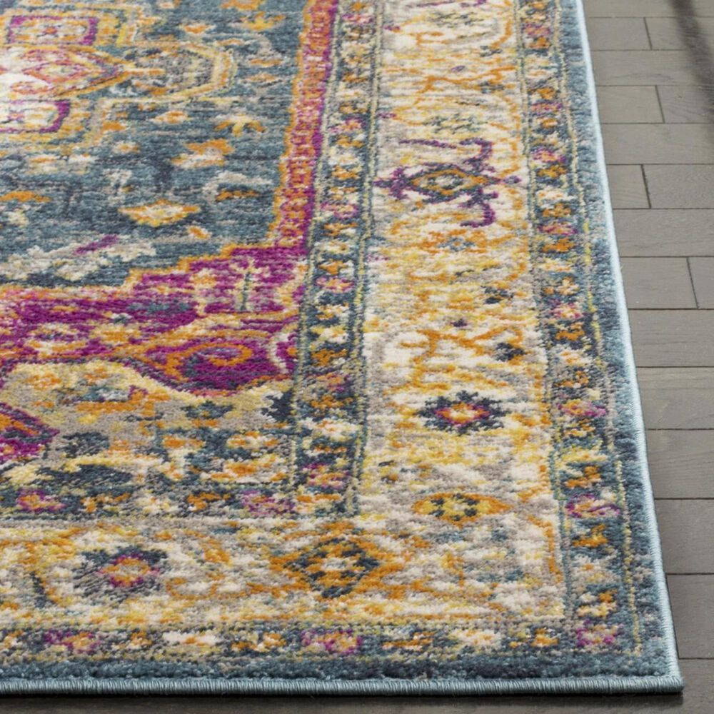 Safavieh Madison MAD202M-28 2&#39;3&quot; x 8&#39; Blue Runner, , large