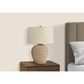 Hearth and Haven 25" Rattan Table Lamp with Beige Shade in Natural, , large