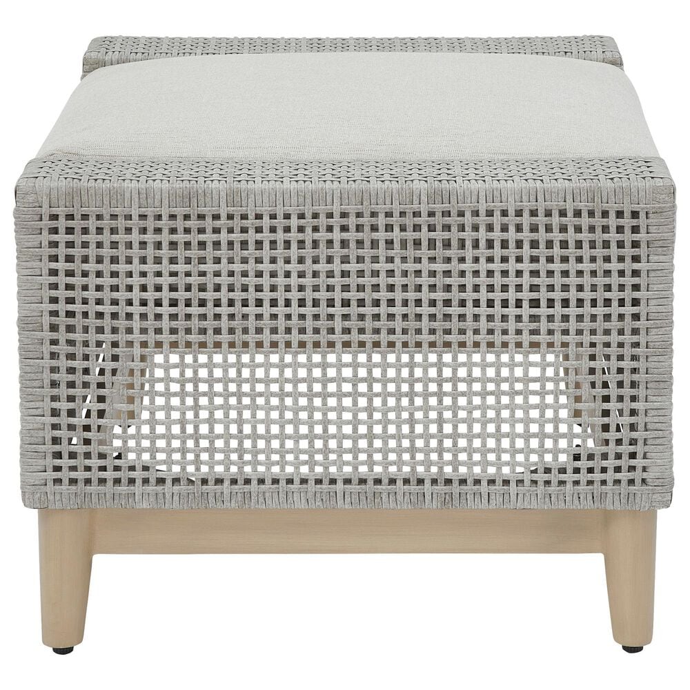 Ashley Seton Creek Outdoor Ottoman in Gray, , large