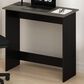 HOMLUX Modern Computer Desk in French Oak Grey and Black, , large