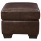 Ashley Santorine Stationary Chair and Ottoman Set in Dark Brown, , large