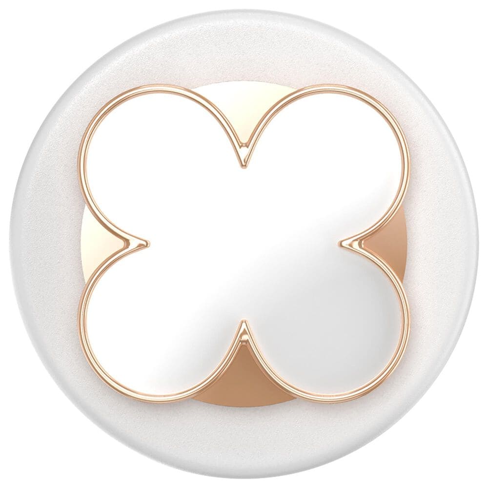 PopSockets MagSafe Circle PopGrip in Enamel Clover Rose Gold, , large