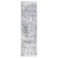 Kas Oriental Rugs Roxy Tranquility 2" x 7" Grey Runner, , large