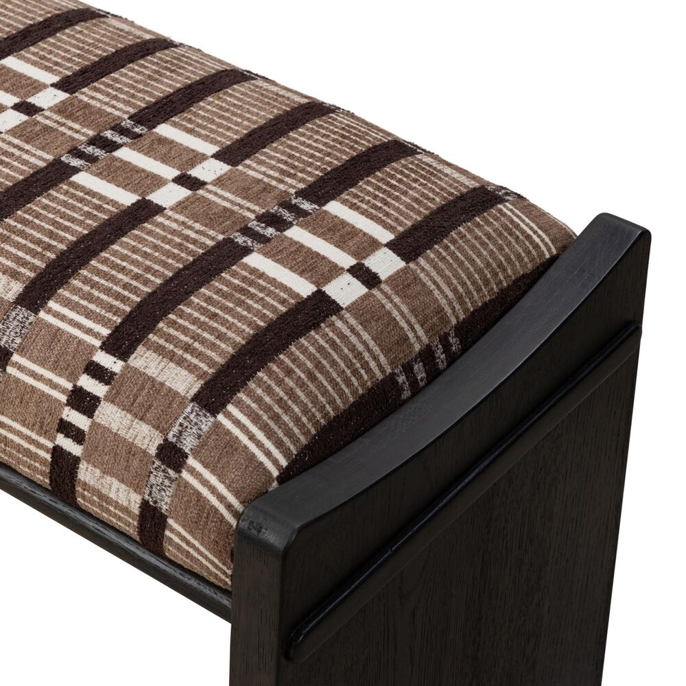 Four Hands Eros Accent Bench in Sandhill Cocoa, , large