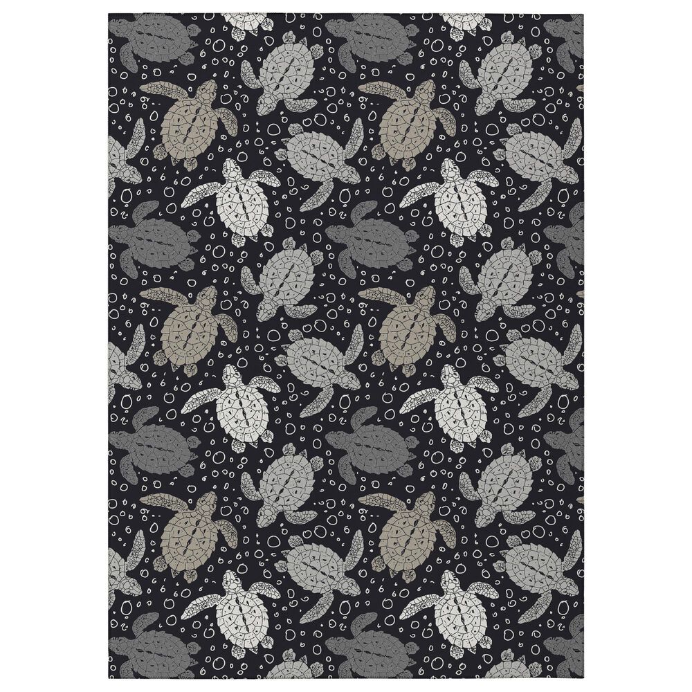 Dalyn Rug Company Seabreeze SZ13 9" x 12" Black Area Rug, , large