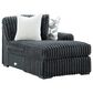 Ashley Midnight-Madness 4-Piece Right Facing Sectional with Chaise in Gunmetal, , large