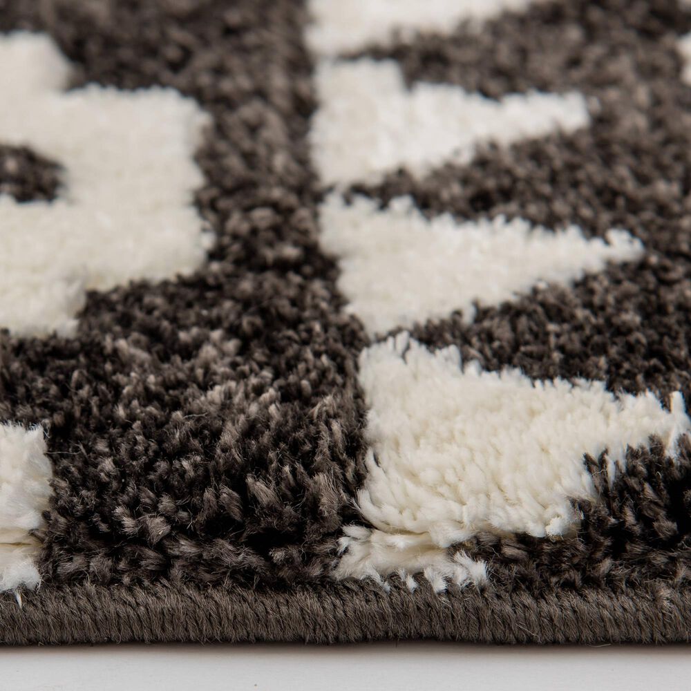 Central Oriental Structures Torrent Weehawken 5&#39; x 7&#39;6&quot; Soot and Buff Area Rug, , large