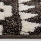 Central Oriental Structures Torrent Weehawken 5" x 7"6" Soot and Buff Area Rug, , large