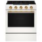 KitchenAid 5.0 Cu. Ft. Smart Slide-in Gas Range in Porcelain White, , large