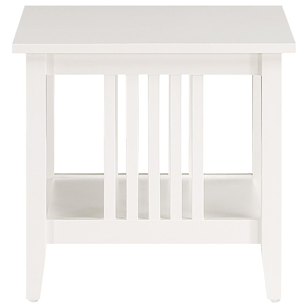 OSP Home Sierra End Table in White, , large