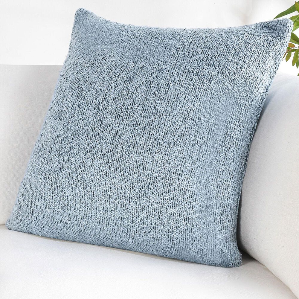 Classic Home Sava 22&quot; Square Throw Pillow in Capri Blue, , large