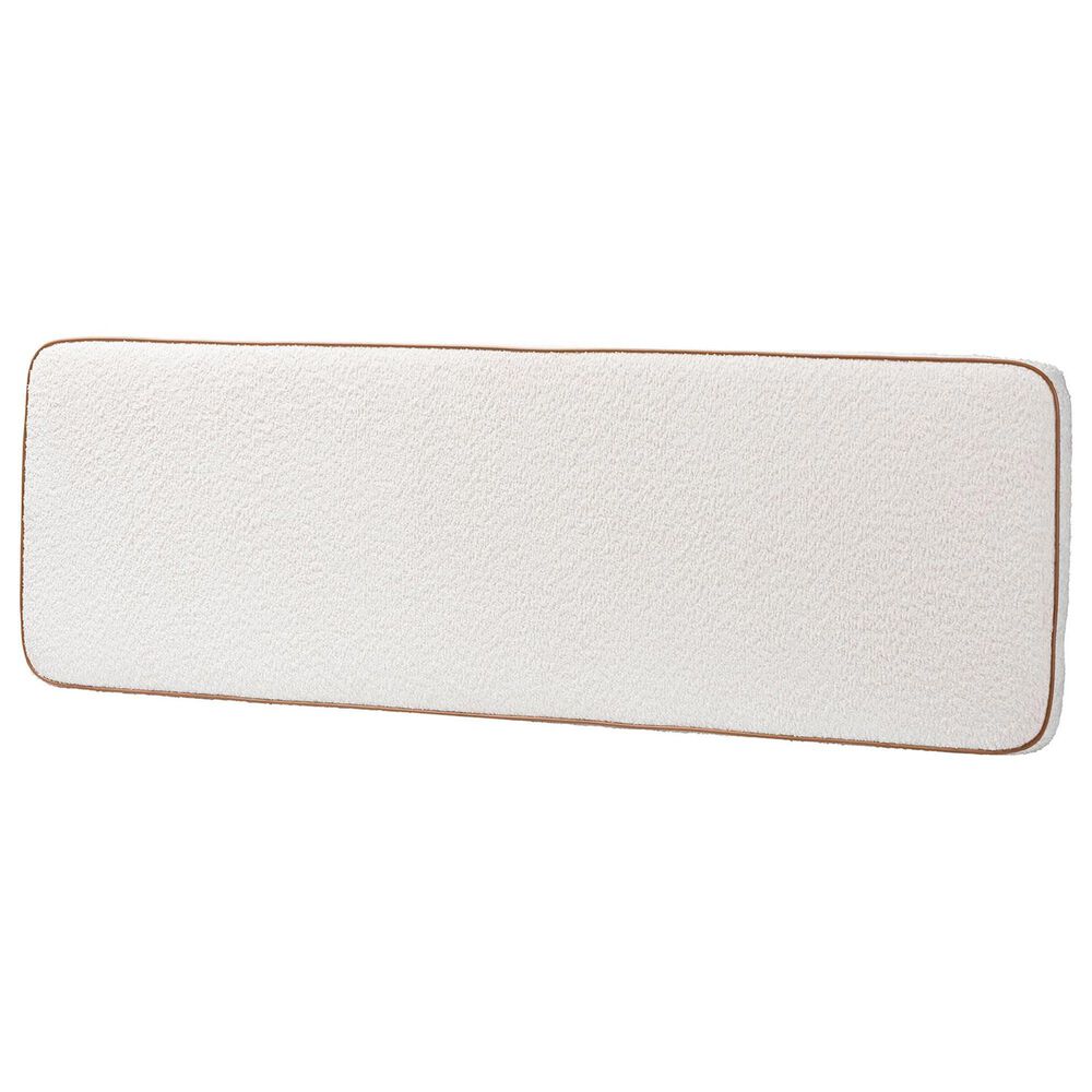 Baxton Studio Belden Boucle Queen Upholstered Panel Headboard in Cream, , large