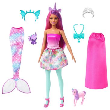 Barbie Pet Dress Up Mermaid Doll, , large