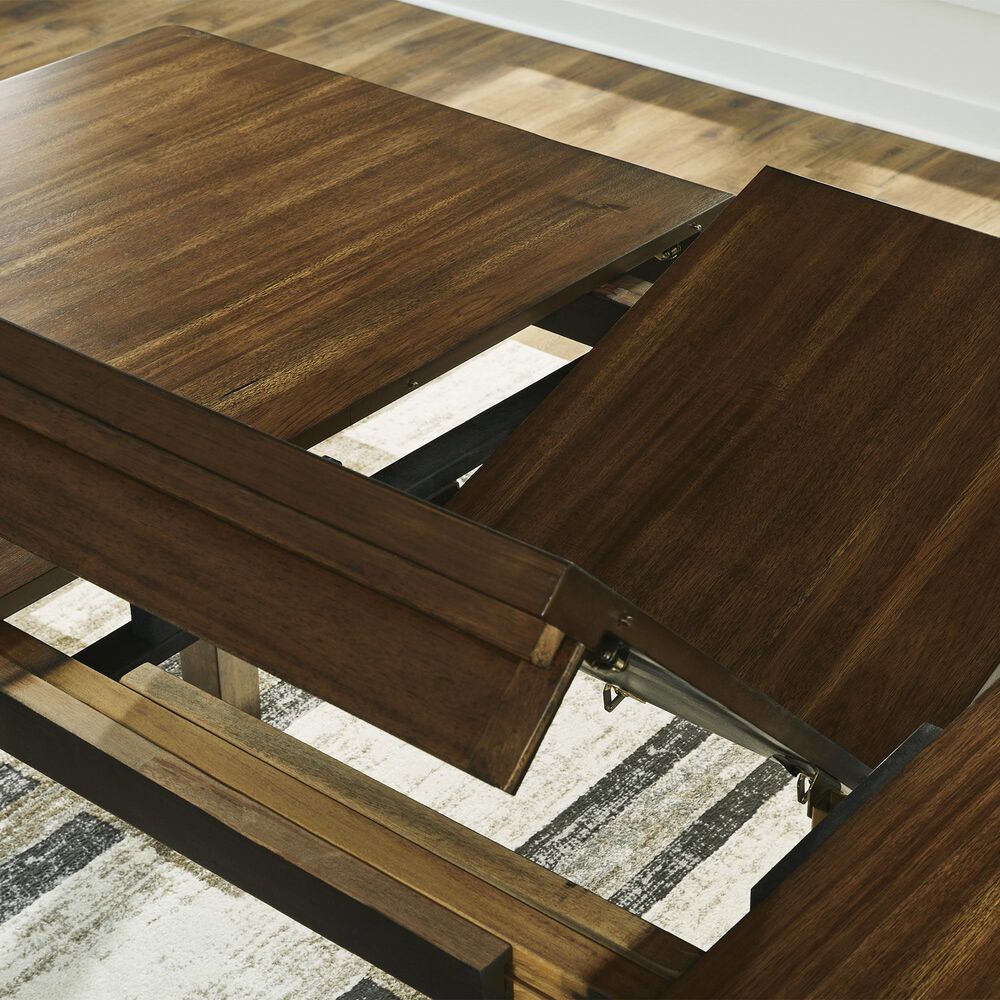 Ashley Ralene Counter Height Table in Burnished Dark Brown - Table Only, , large
