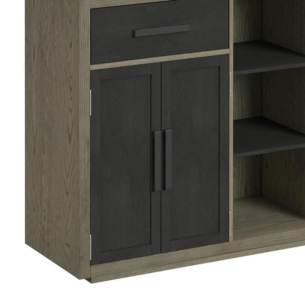 Mayberry Hill Jemma 2-Piece Buffet with Hutch in Grey and Dark Espresso, , large
