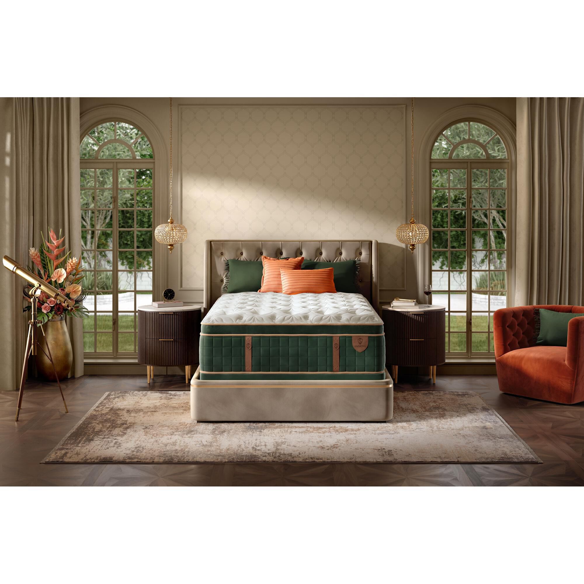 Simmons Luxury Escape No. 8 Medium-Firm Pillow Top Queen Mattress