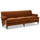 Jennifer Taylor Home Alana Stationary Sofa in Burnt Orange Velvet, , large
