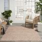 Nourison Versatile 5" x 7" Natural Beige Indoor/Outdoor Area Rug, , large