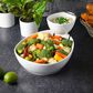 Gibson Home Gracious Dining 2-Tier Chip and Dip Server Set in White, , large