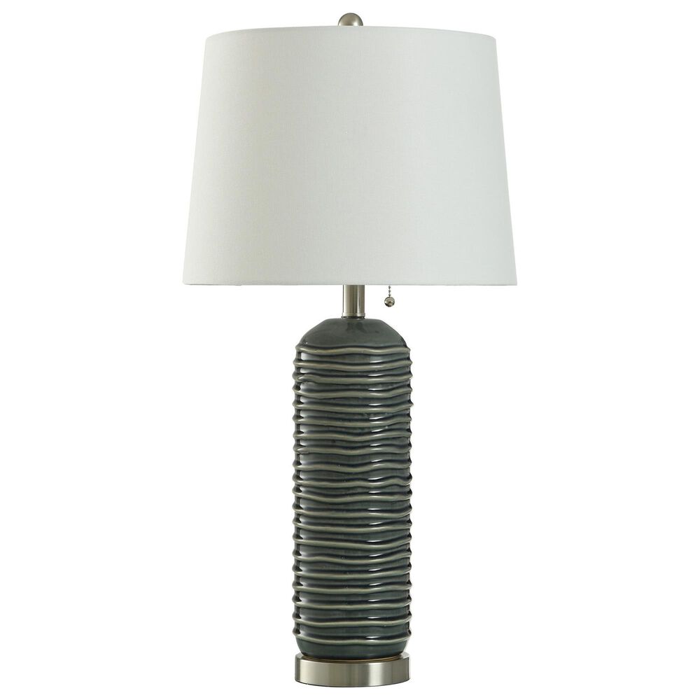 Flair Industries 30" Ceramic Table Lamp in Lagrange Green, , large