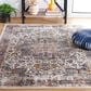 Safavieh Astoria Oriental 4" x 6" Ivory, Blue and Rust Area Rug, , large