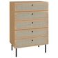 Modway Chaucer 5-Drawer Chest in Oak, , large