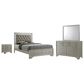 Crown Mark Lyssa 4-Piece Queen Panel Bedroom Set in Champagne, , large