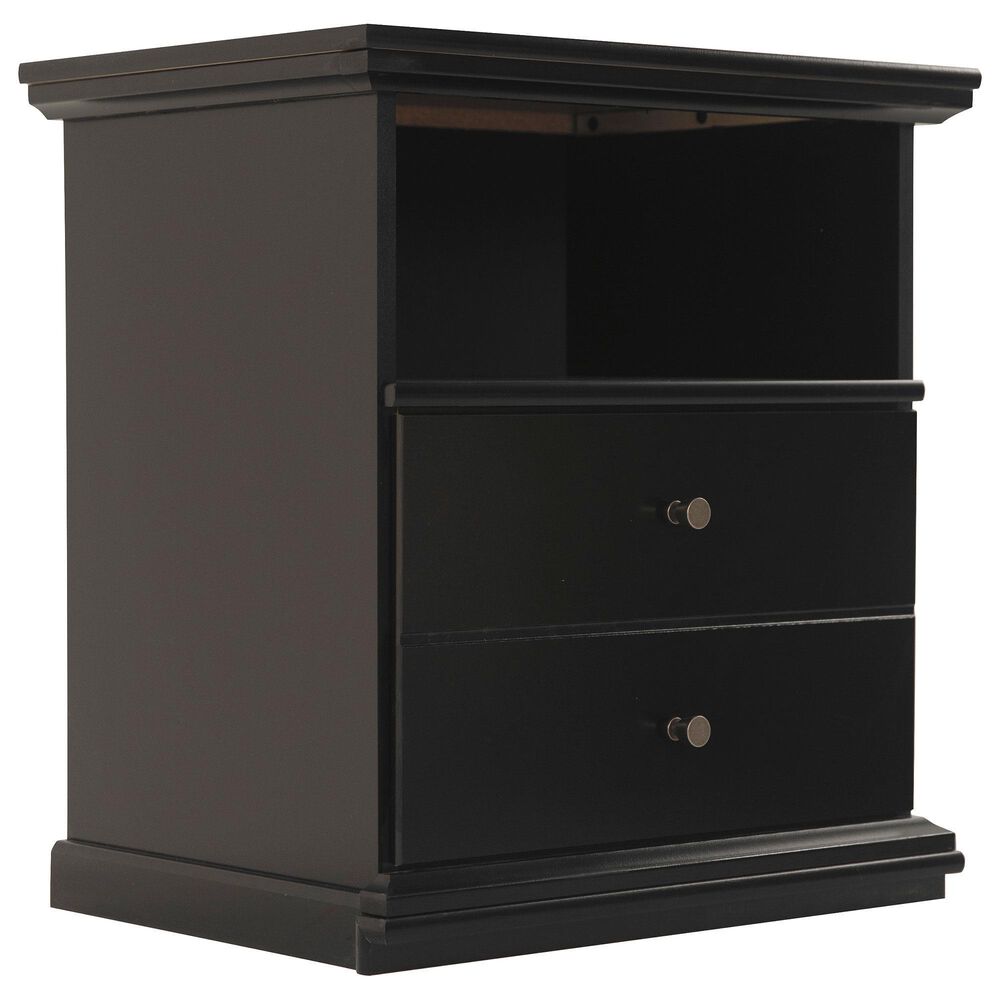 Ashley Maribel 1 Drawer Nightstand in Black, , large