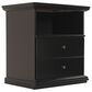 Ashley Maribel 1 Drawer Nightstand in Black, , large