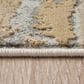 Feizy Aura Gold and Gray 12" x 15" Area Rug, , large