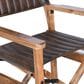 Home Trends & Design Solid Oak Folding Counter Stool in Antique Whiskey, , large