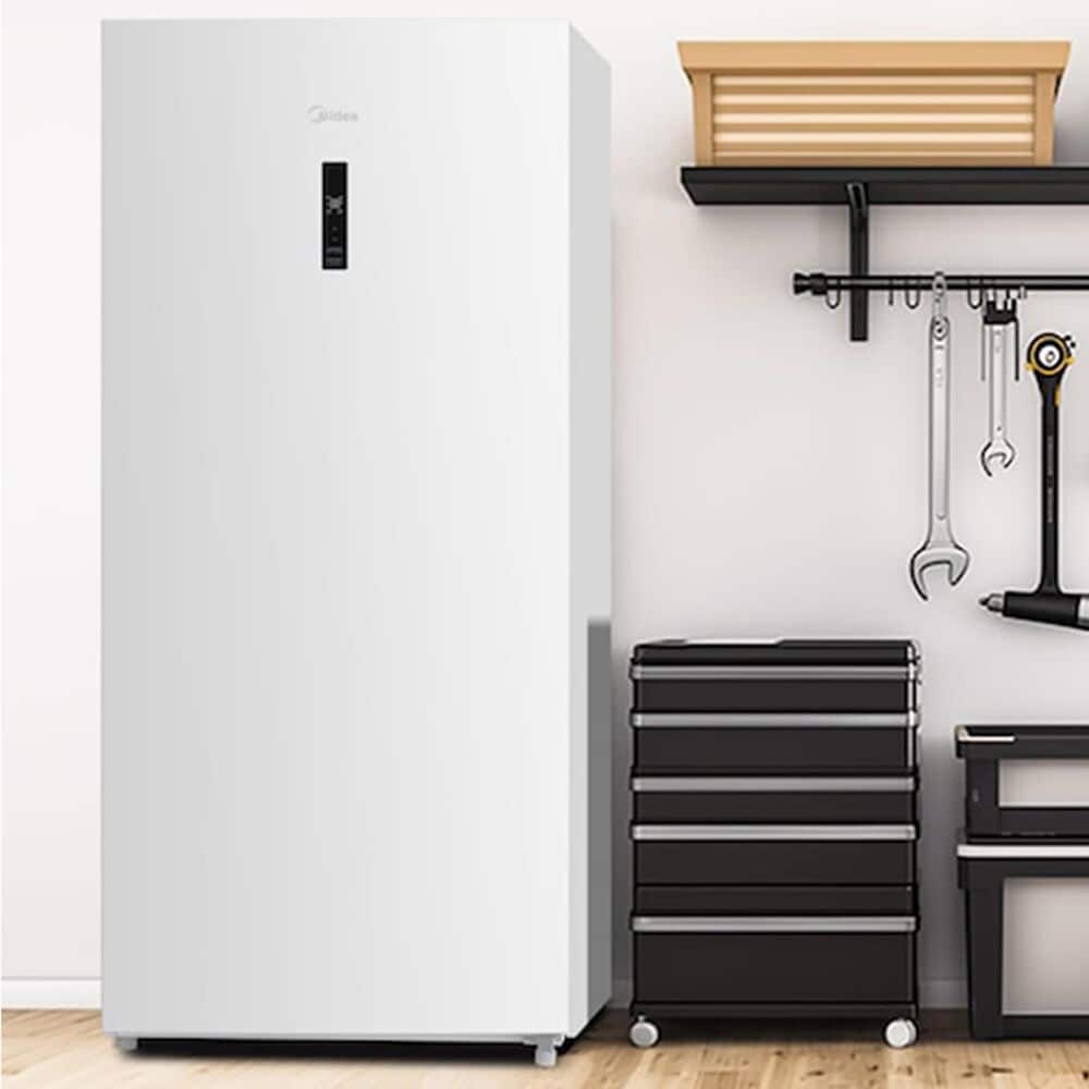 Midea 17 Cu. Ft. Convertible Upright Freezer in White, , large