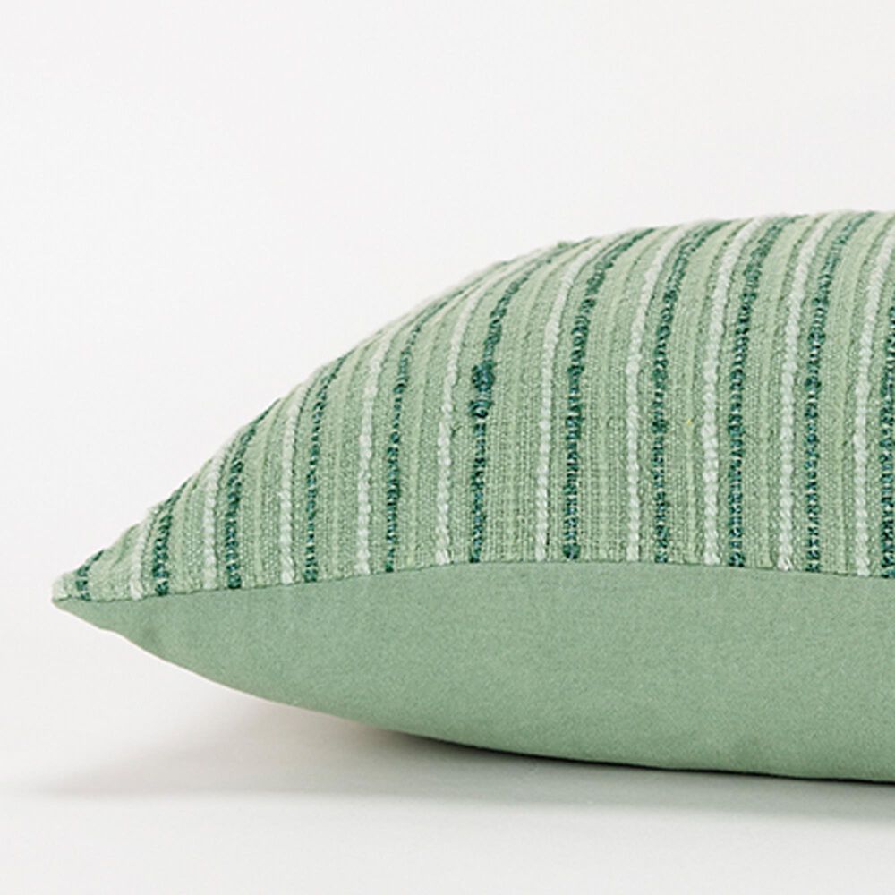 Rizzy Home 14&quot; x 26&quot; Down Filled  Throw Pillow in Yellow and Green, , large
