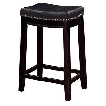 Linden Boulevard Claridge 26" Counter Stool in Black, , large