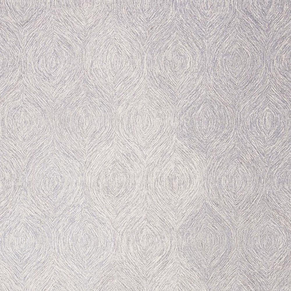 Safavieh Micro-Loop Geometric 2&#39;3&quot; x 7&#39; Silver and Ivory Runner, , large
