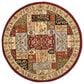 Safavieh Lyndhurst LNH318 5"3" Round Multicolor and Ivory Area Rug, , large