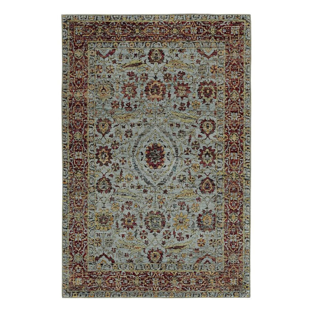 Oriental Weavers Andorra 7155A 5"3" x 7"3" Blue Area Rug, , large