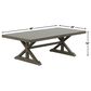 Steve Silver Co. Jones Patio Coffee Table in Dark Gray, , large