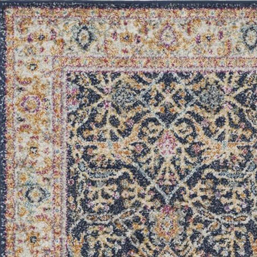 Safavieh Madison MAD612D 2&#39;3&quot; x 12&#39; Navy and Creme Runner, , large