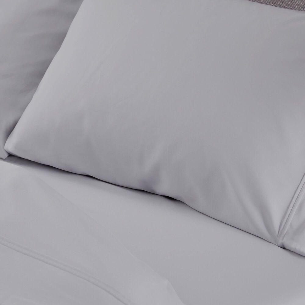 Bedgear Hyper-Cotton 4-Piece Split Head Queen Sheet Set in Light Grey, , large