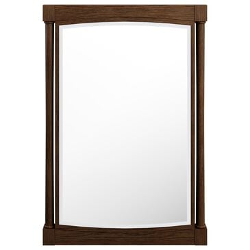 James Martin Kinnsden 26" Rectangular Mirror in Sable Oak, , large