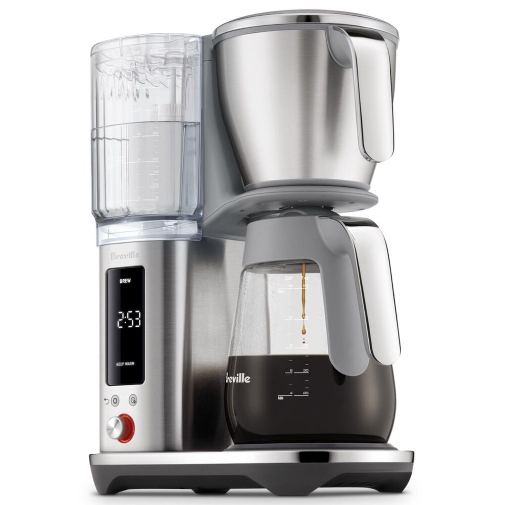 Breville Luxe Brewer 12-Cup Drip Coffee Maker with Glass Carafe in Brushed Stainless Steel, , large
