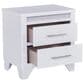 Ashley Jarlee King Upholstered Bed with Two Nightstands in White, , large
